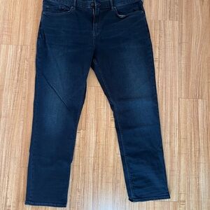 Banana Republic Black Denim Jeans Men's 38x30 Straight Leg Classic Fit